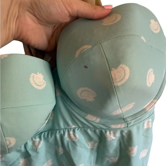 Swim By Cacique | Lane Bryant Women’s Tankini Swimsuit Top Bathing Suit 44DD - Picture 3 of 4